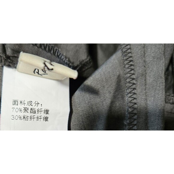 RAW Enthusiasm Women’s Pants Small Gray Wide Leg High Waist Trousers - Picture 8 of 9